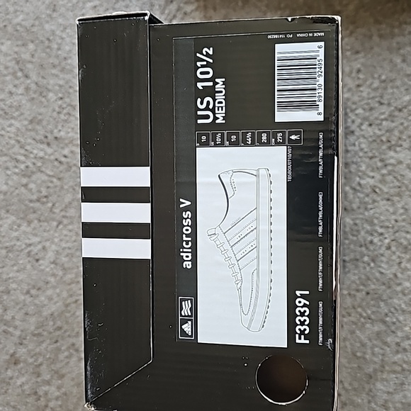 Adicross v 10.5 mens golf shoes white - Picture 9 of 9